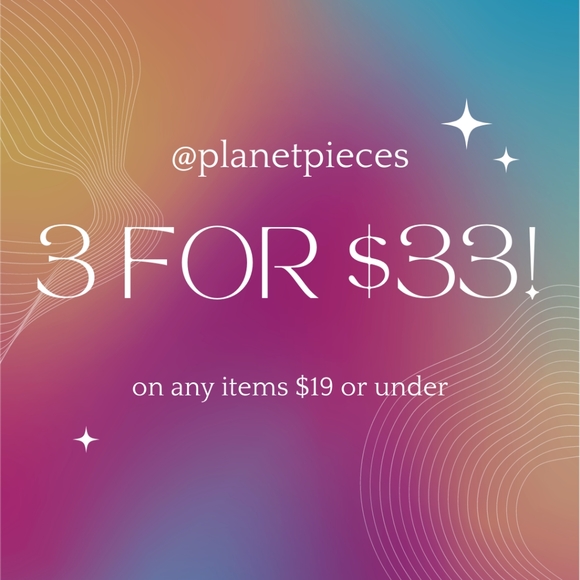 Other - Sale! 3 for $33! All brands and items under $20 this weekend